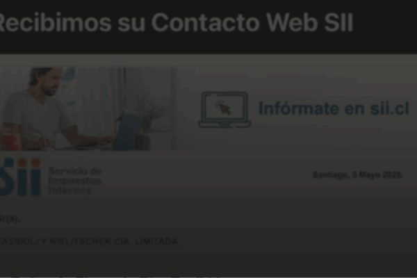 SII advierte sobre correos fraudulentos